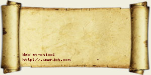 Jakov Čičovački vizit kartica